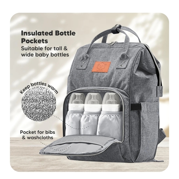 KeaBabies Other - Diaper Bag Keababies Backpack with Changing Pad included NWT